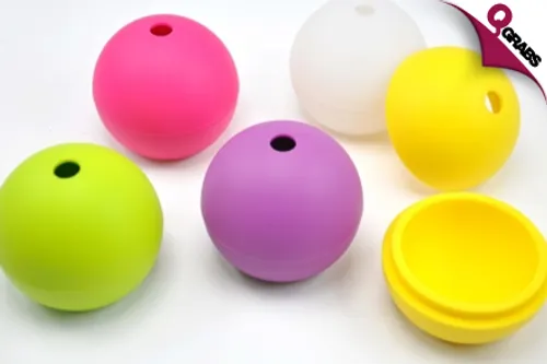 For QR29, Never Again Settle for Boring Ice Cubes with a Set of 4 Ball-Shaped Ice Makers! (QR49 Value)